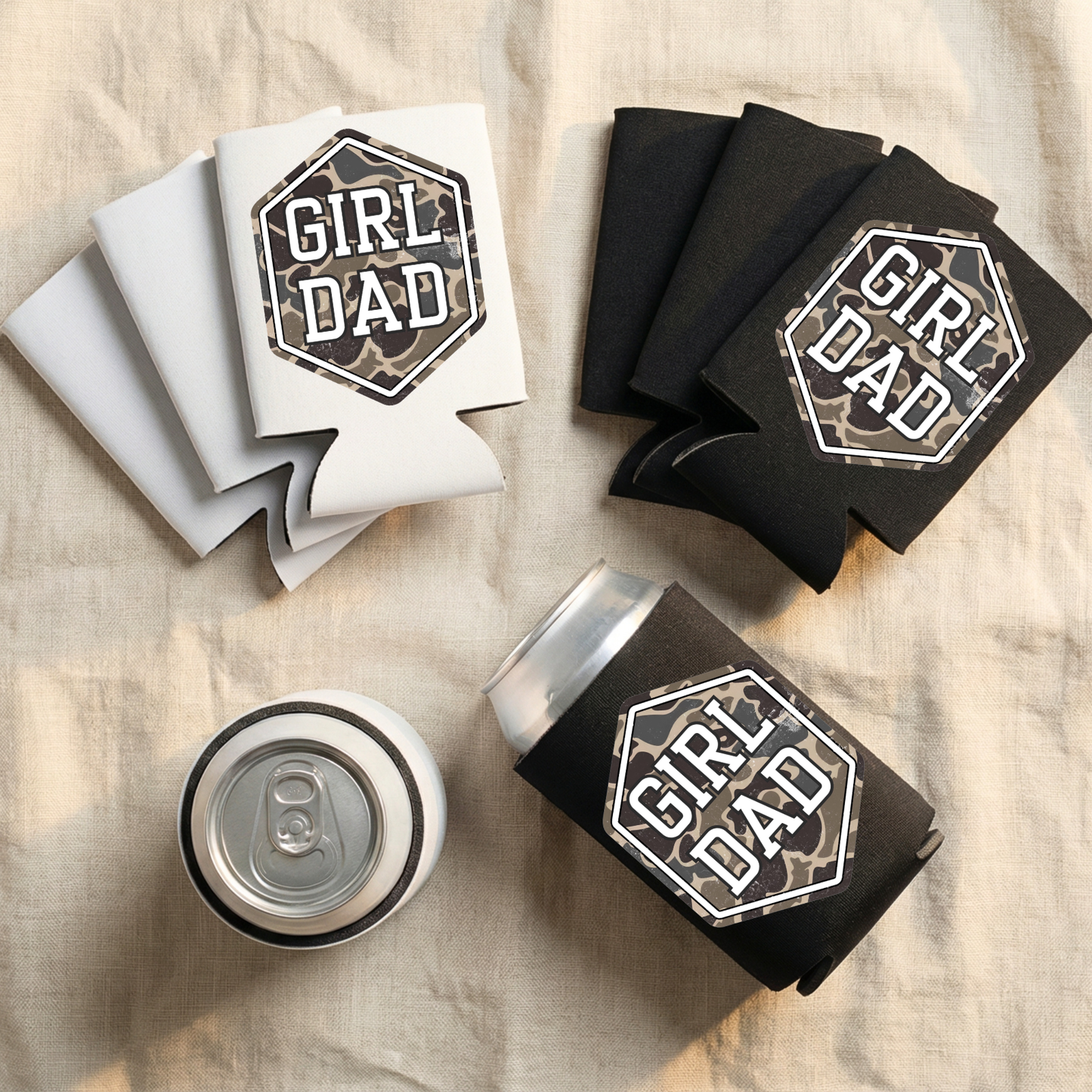 Mom & Dad - Parenting Can Coozies