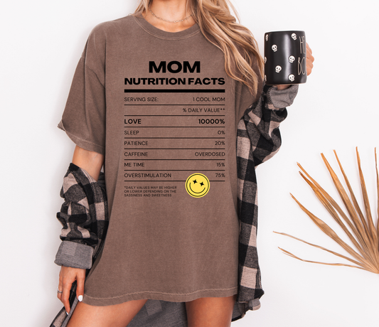 Nutrition Facts Mom Tee