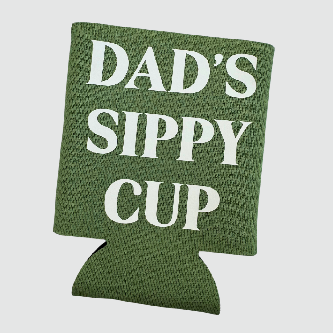 dad's sippy cup can coolers coozies