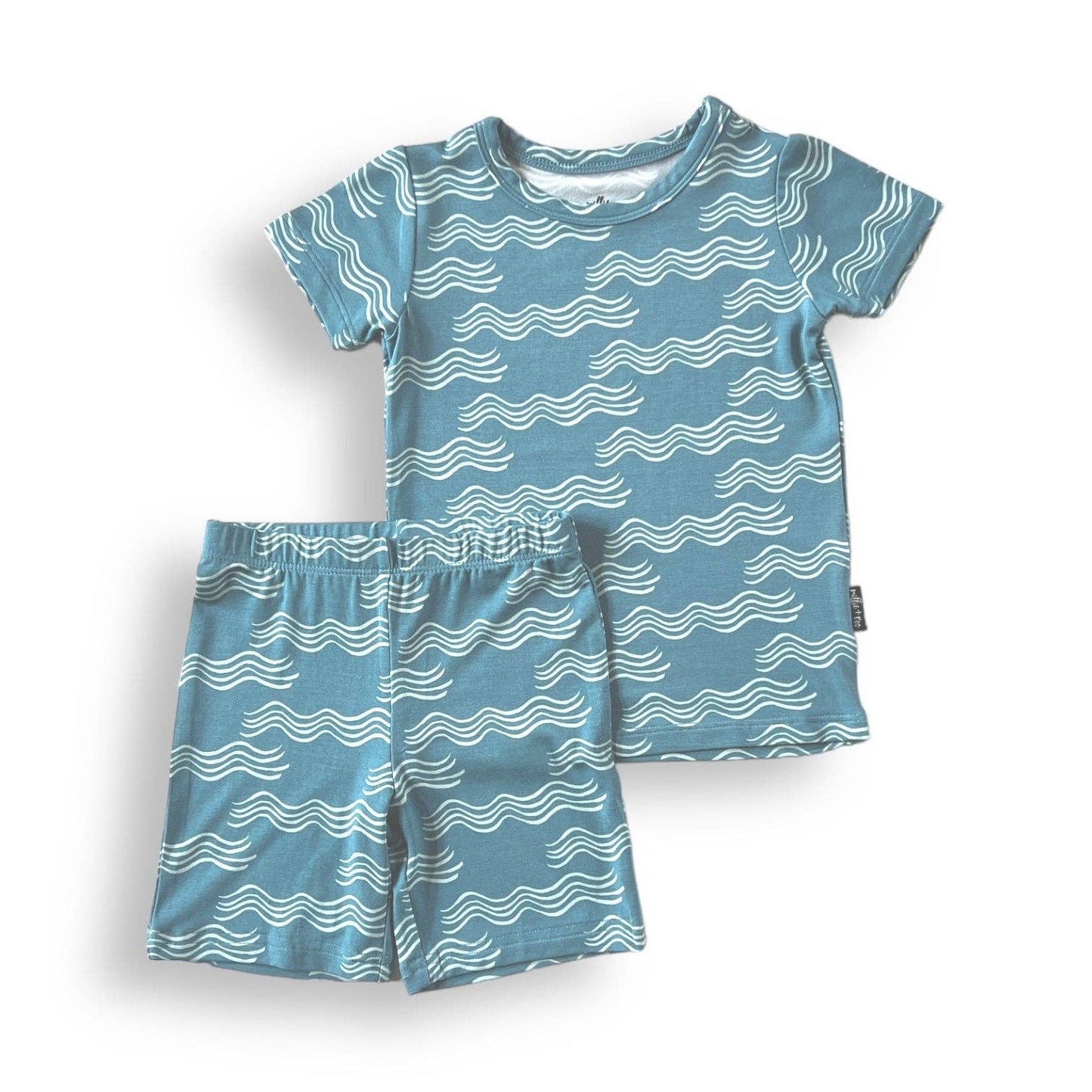 Waves Two-Piece Shortie Set