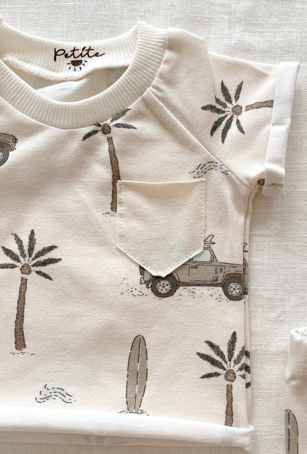 Cars & Palm Baby Jersey Tee