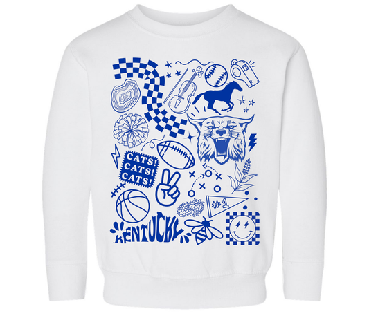 Kentucky Themed Toddler Crewneck