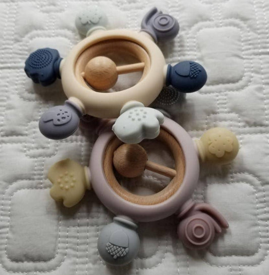 Wheel Teething Rattle