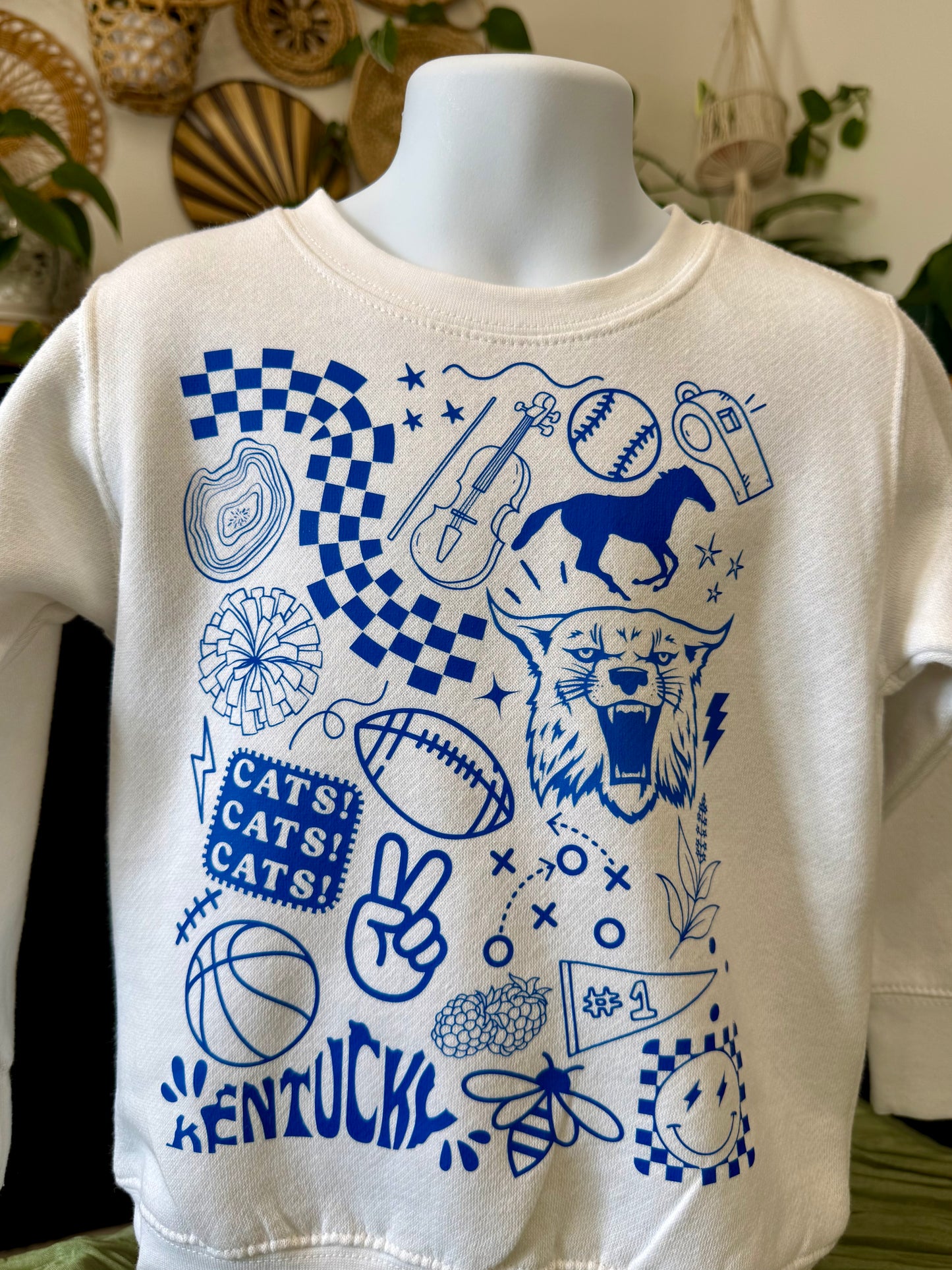 Kentucky Themed Toddler Crewneck