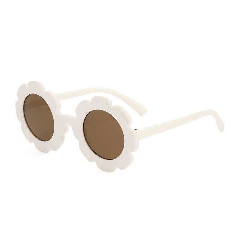 flower shaped sunglasses for babies and kids cream