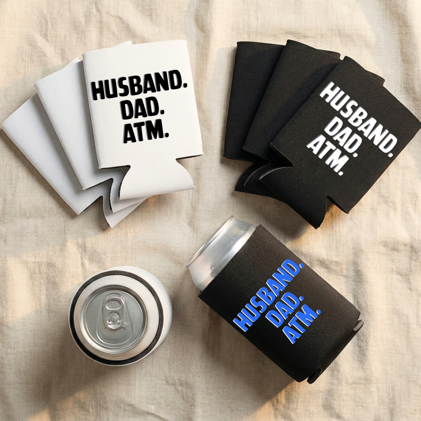 Mom & Dad - Parenting Can Coozies