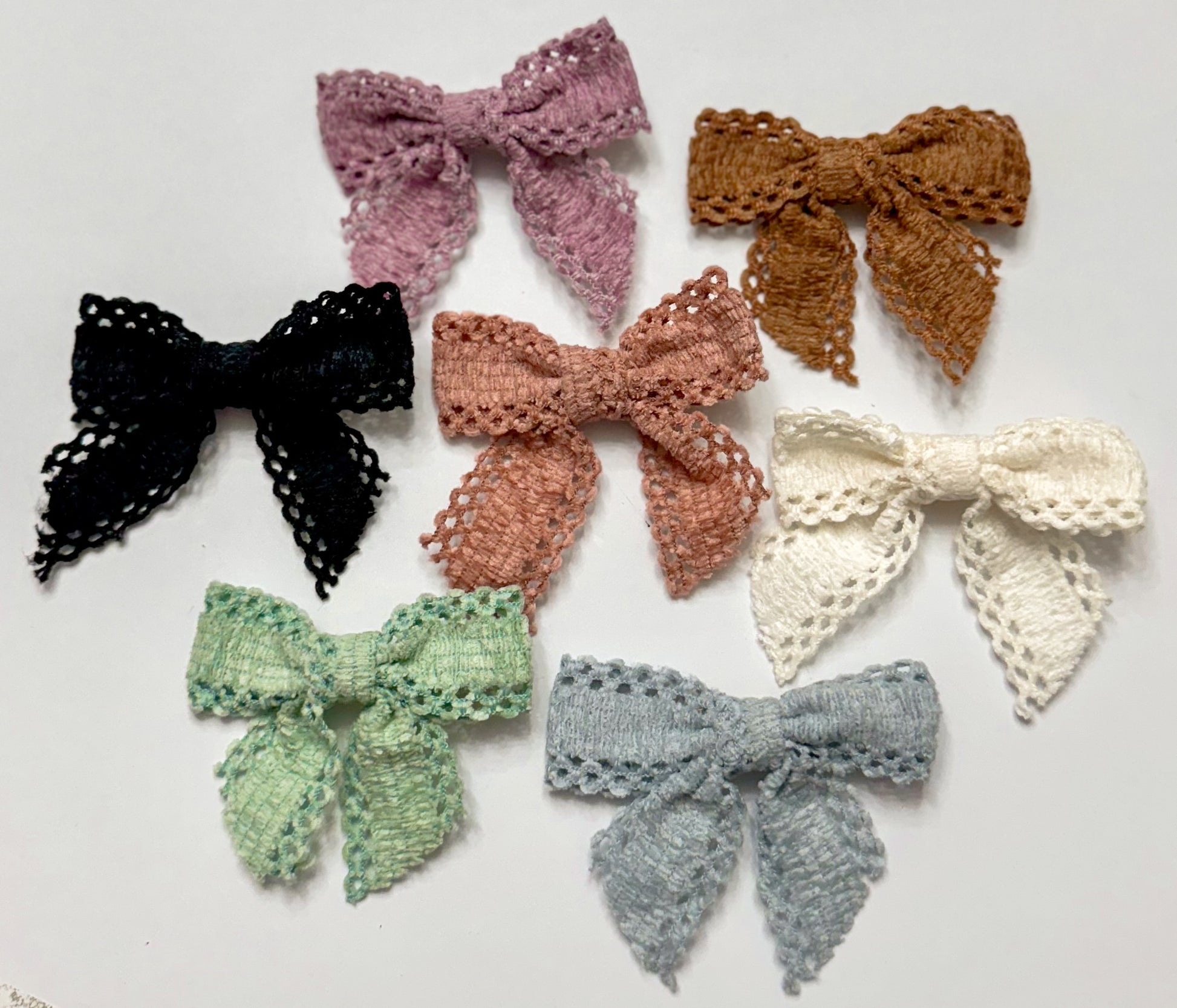 multicolor variety ribbon soft hair bows for girls