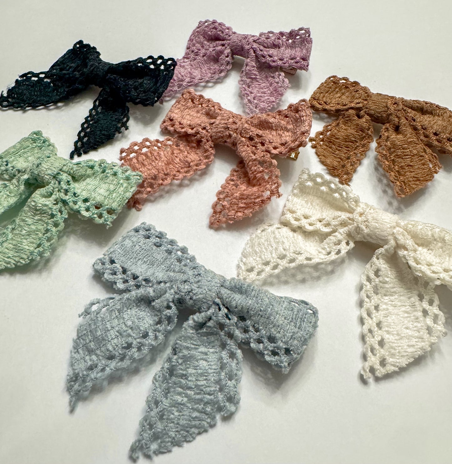 multicolor variety ribbon soft hair bows for girls
