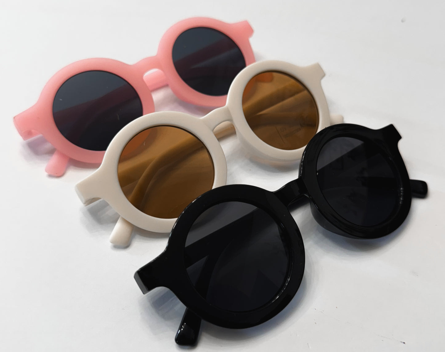 round vintage feel kid and baby sunglasses